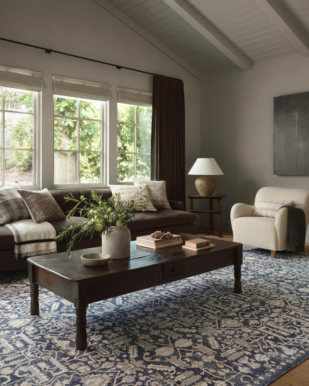 Zuma Blue / Ivory Rug (ZUM-02)