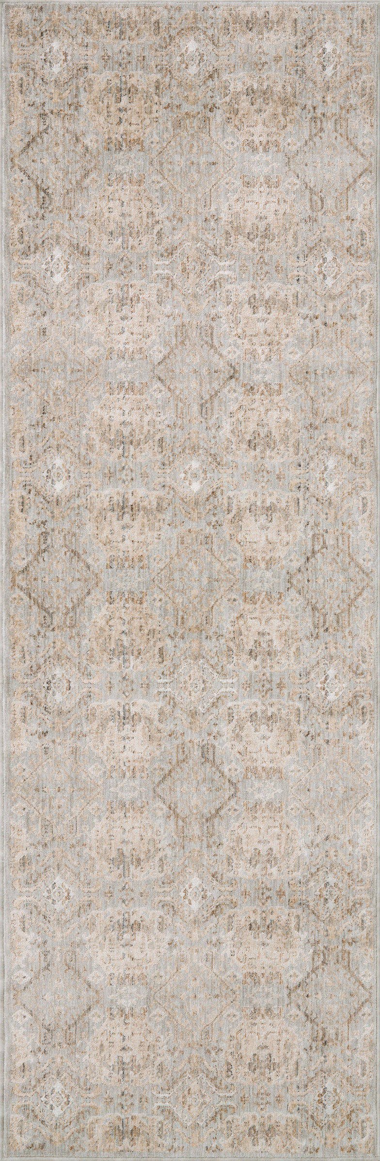Tapis Zuma argent / multicolore (ZUM-05)