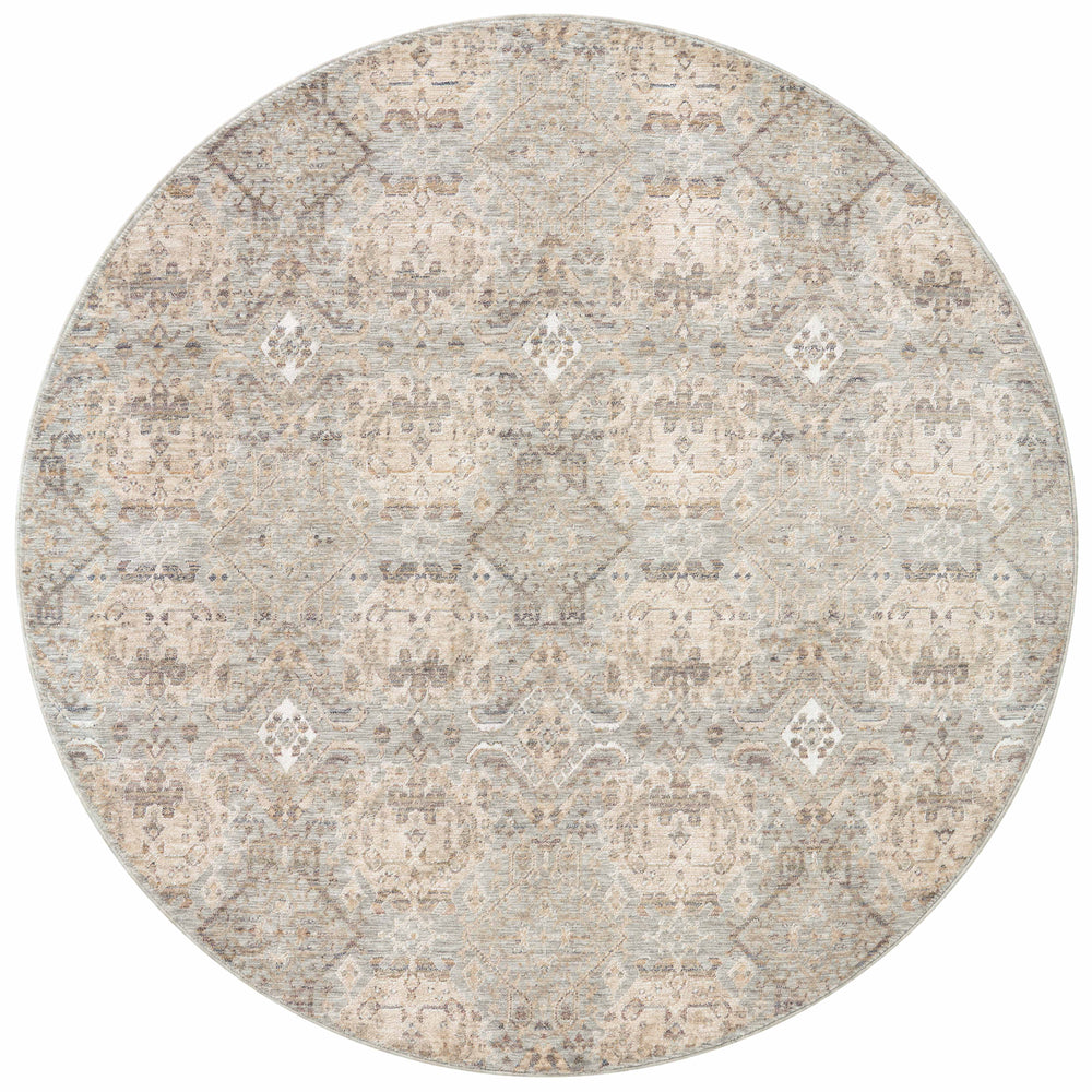 Tapis Zuma argent / multicolore (ZUM-05)