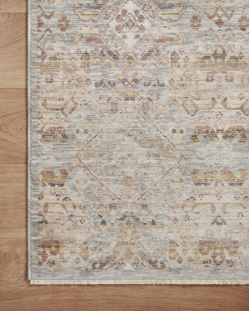 Tapis Zuma argent / multicolore (ZUM-05)