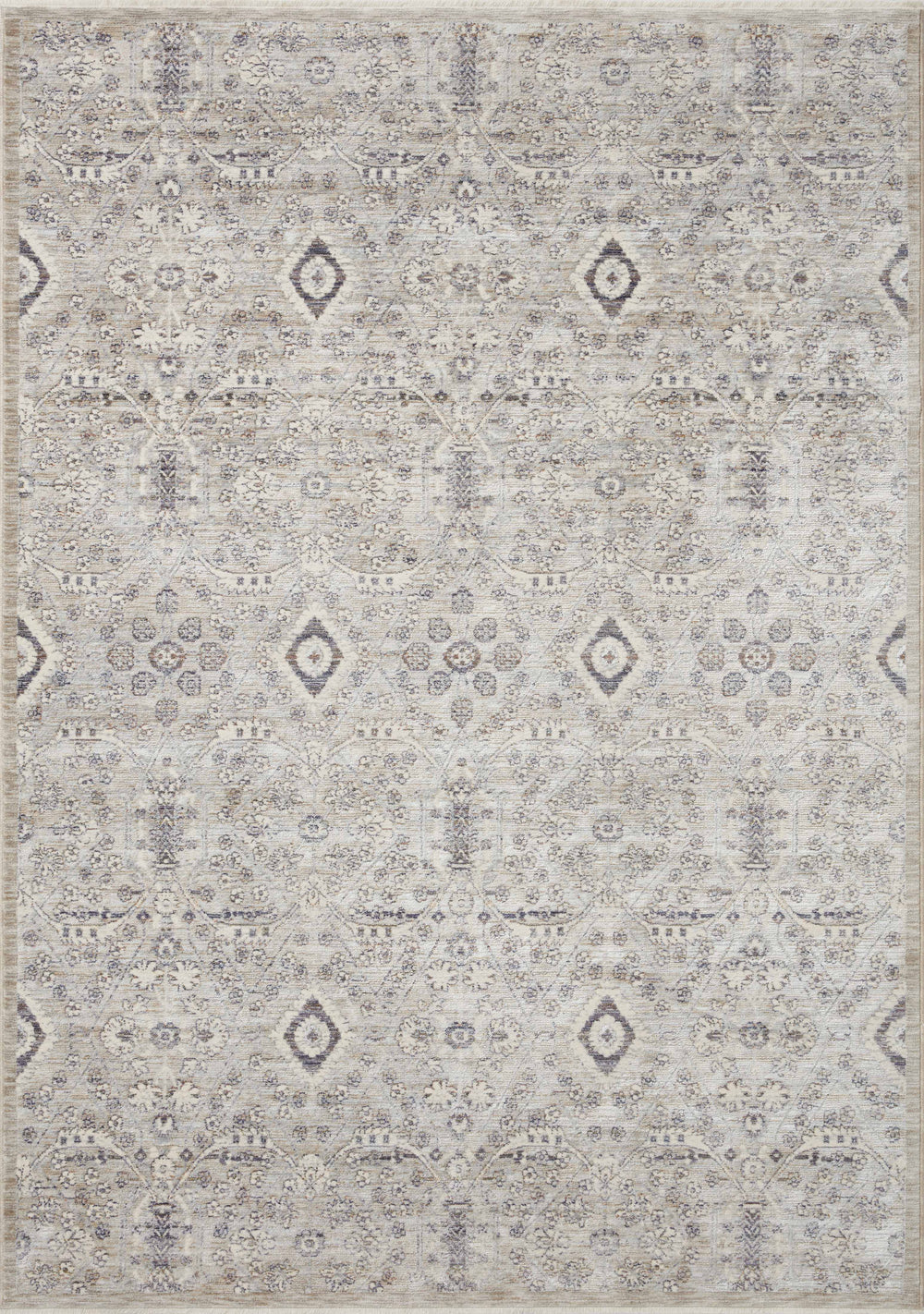 Tapis Zuma argent / ciel (ZUM-07)