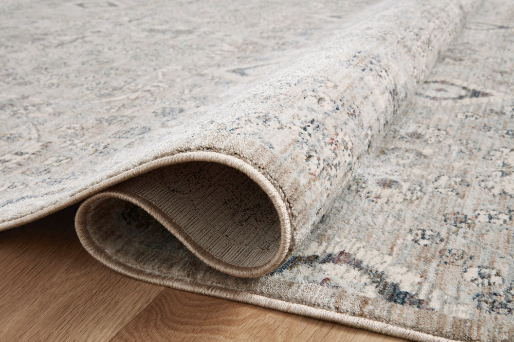 Tapis Zuma argent / ciel (ZUM-07)
