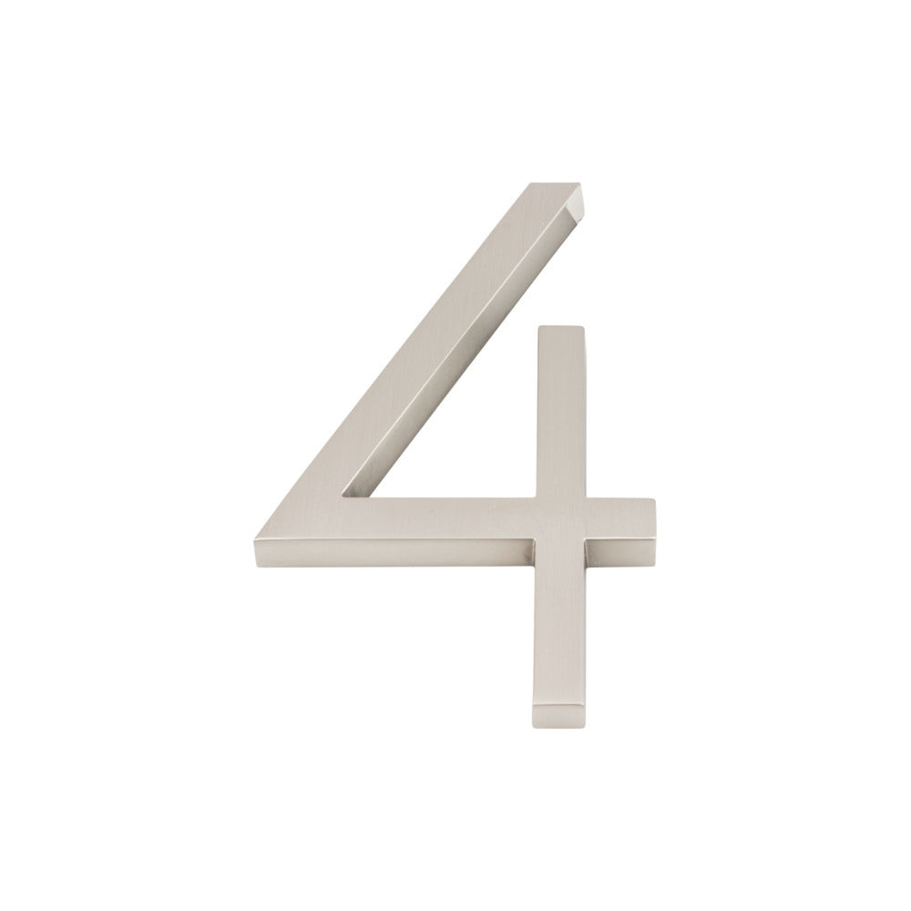 Modern Avalon 6" H House Number 4