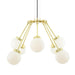 Boho 8 Arm Chandelier