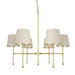 California 6 Arm Chandelier
