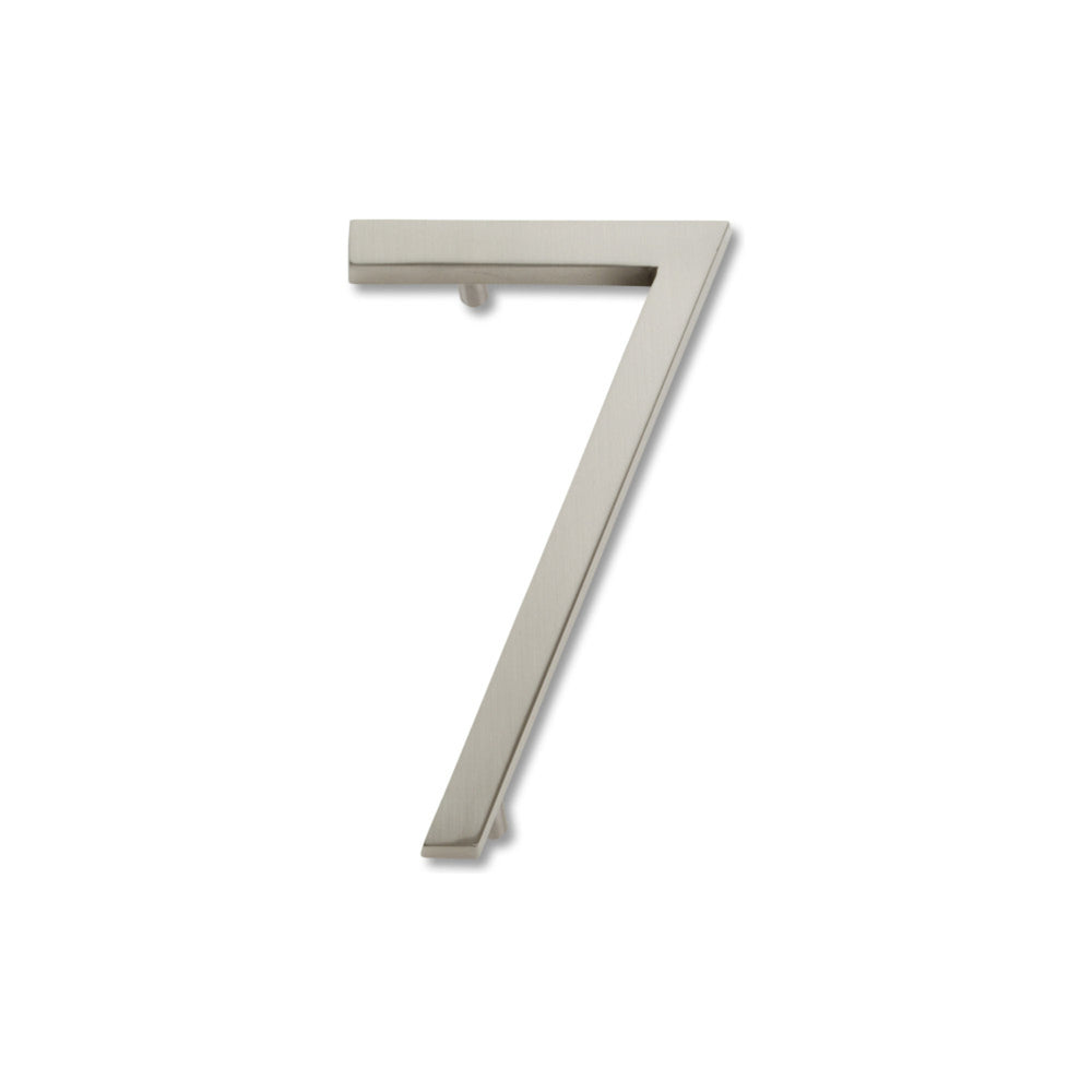 Modern Avalon 4-1/2" H Surface Mount House Number 7