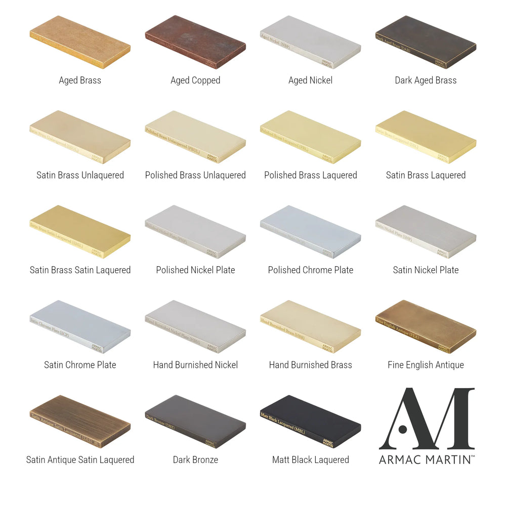 Armac_Martin_Plain_MIX_Knob_Small_Plate_Dark_Aged_Brass