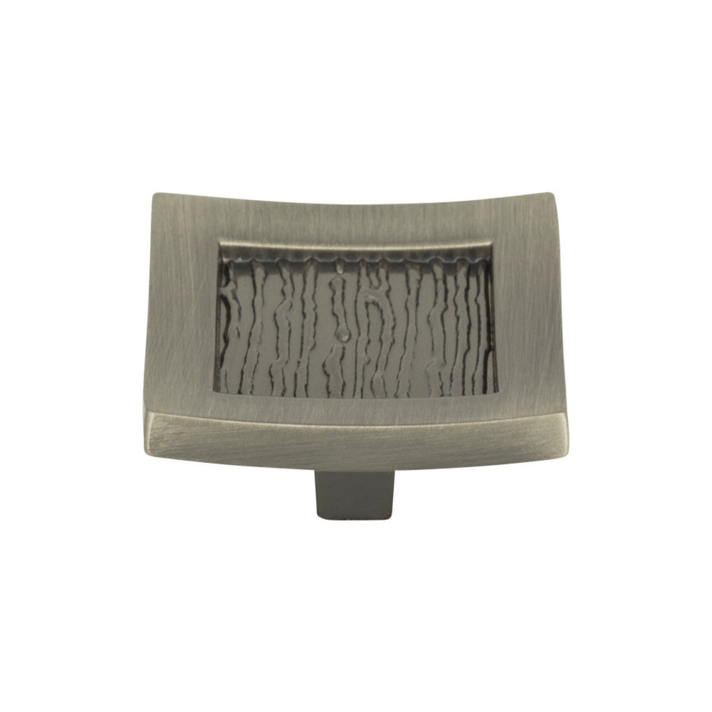 Bouton de forme carrée de style rustique