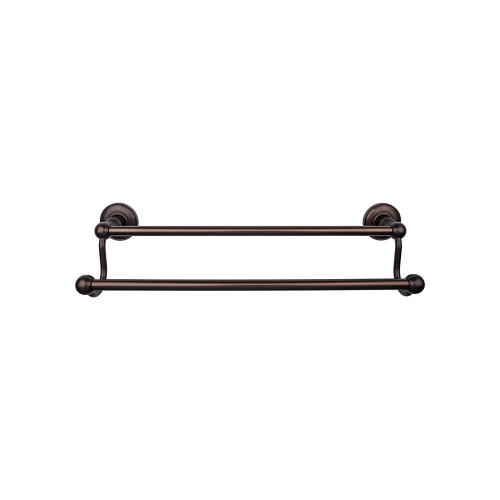 Top Bath (R) Barre porte-serviettes murale double Edwardian 26 1/2