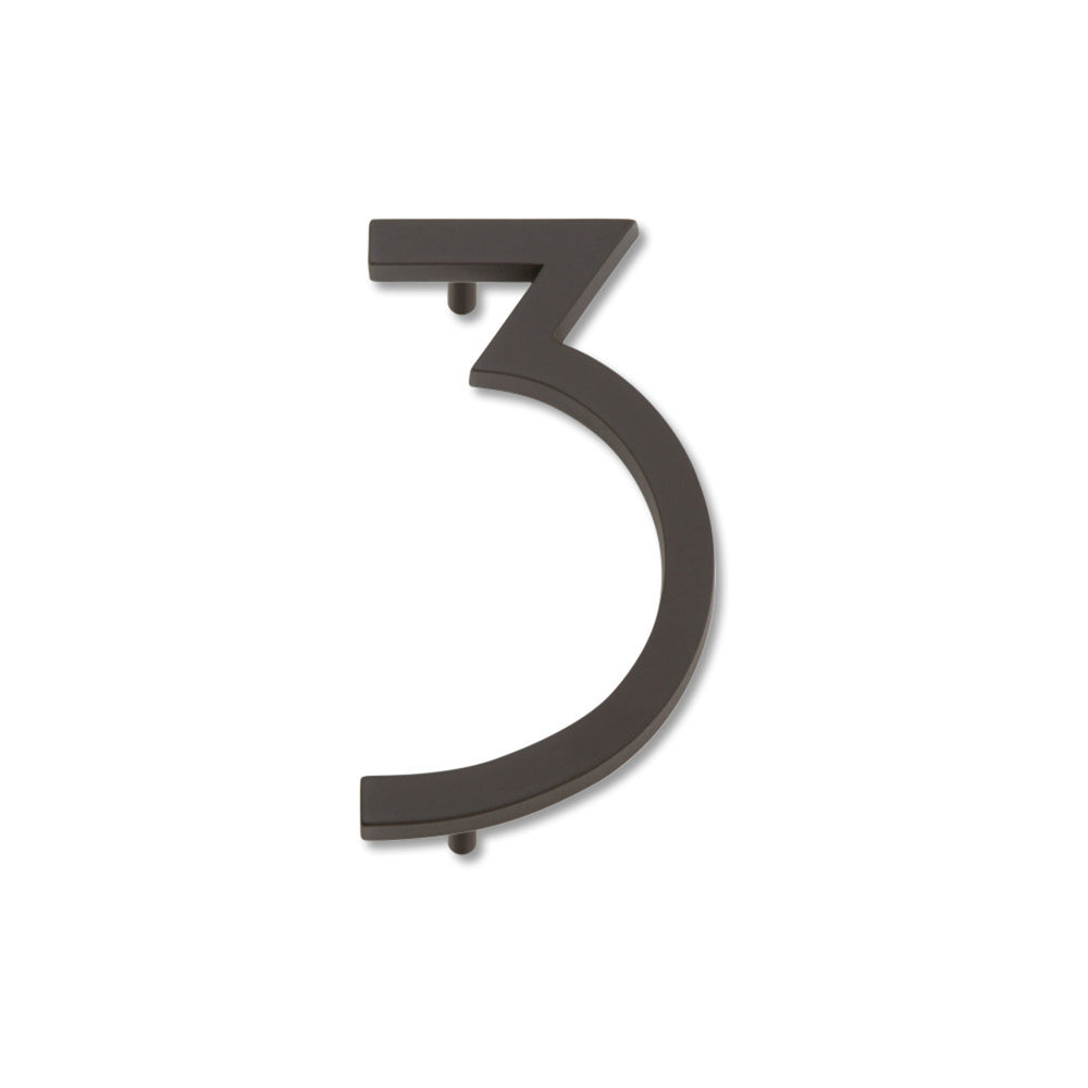 Numéro de maison Modern Avalon 4-1/2" H 3