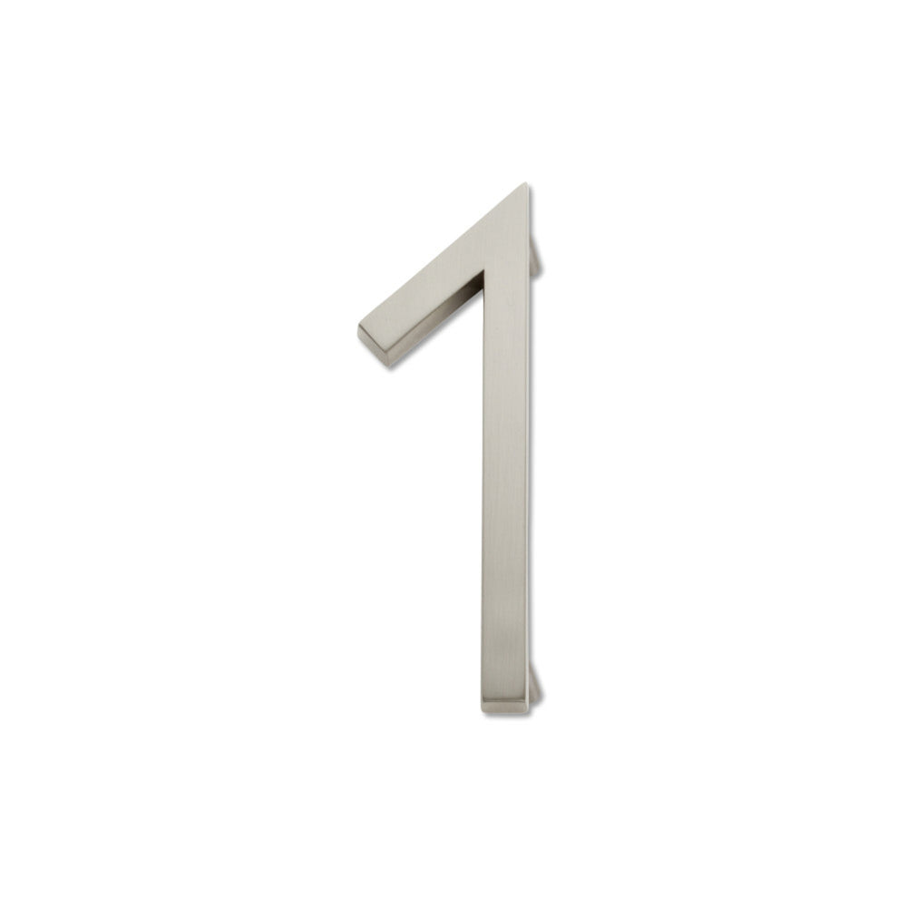 Modern Avalon 4-1/2" H House Number 1