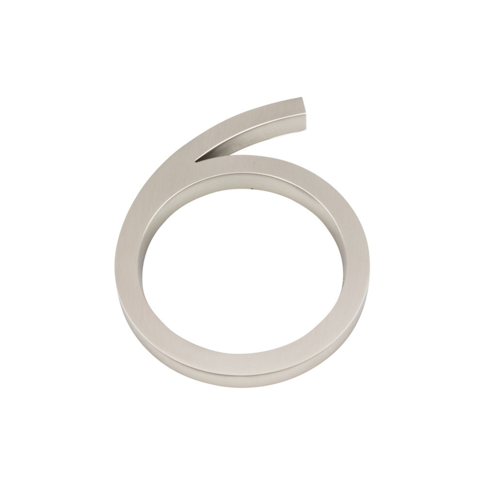 Modern Avalon 6" H House Number 6