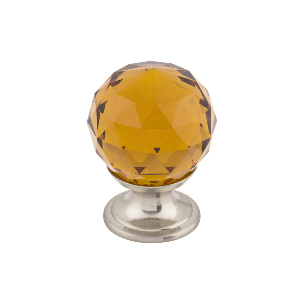 Wine Crystal Round Knob