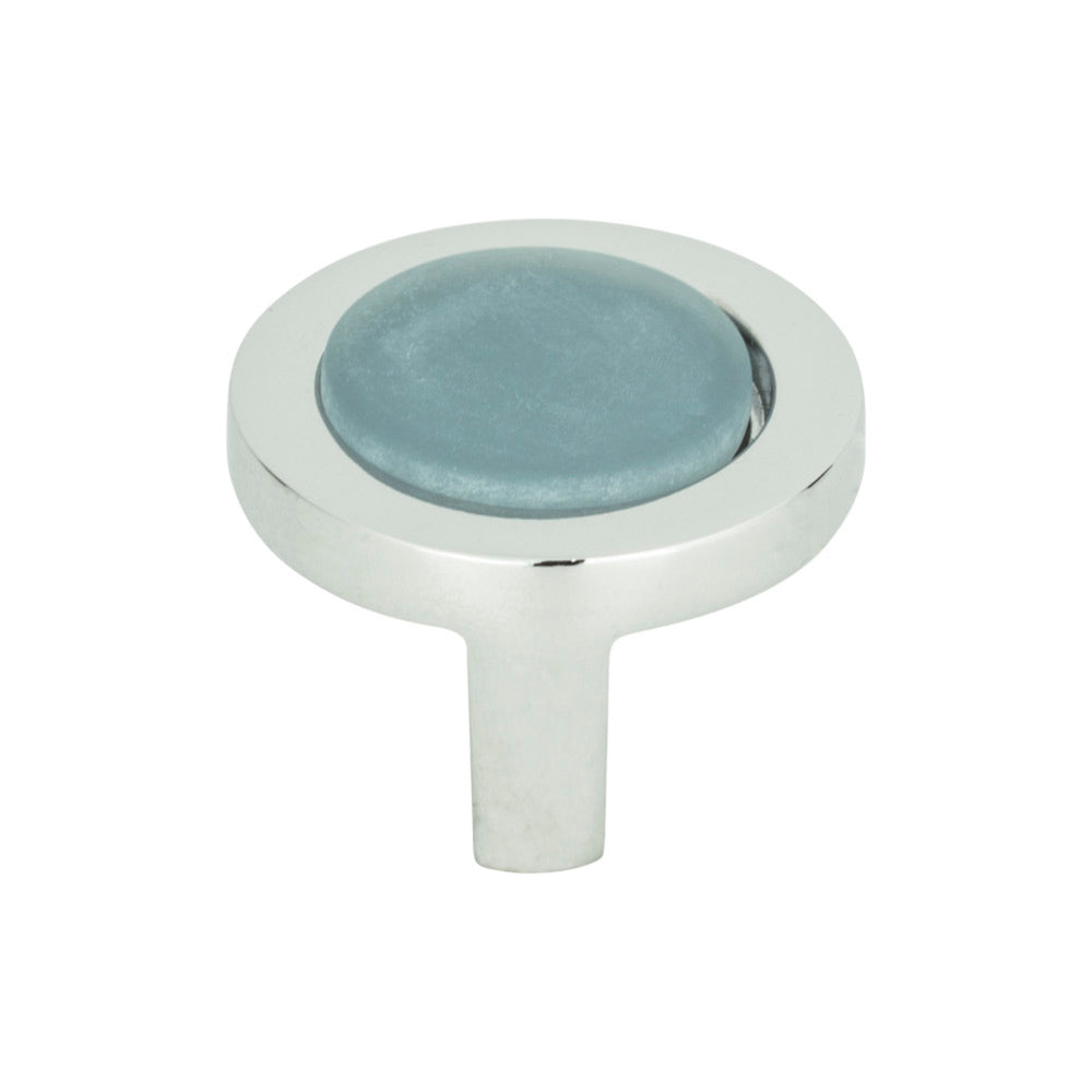 Spa Round Knob - Blue
