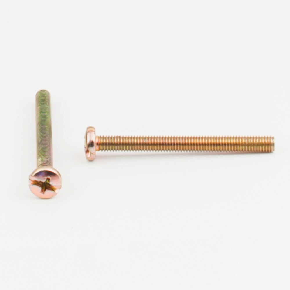 M5 50Mm 2 Inch Solid Screw Phillips Pan Head