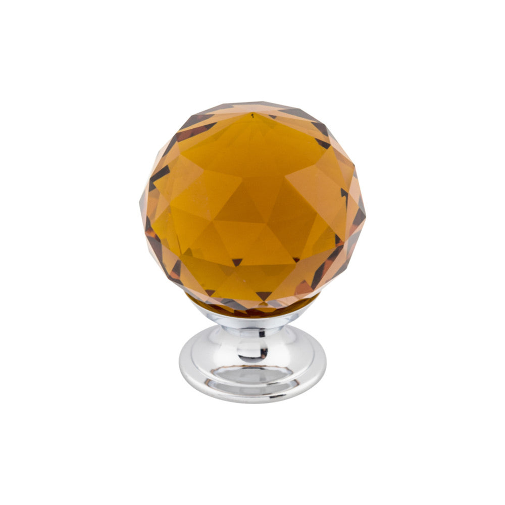 Wine Crystal Round Knob