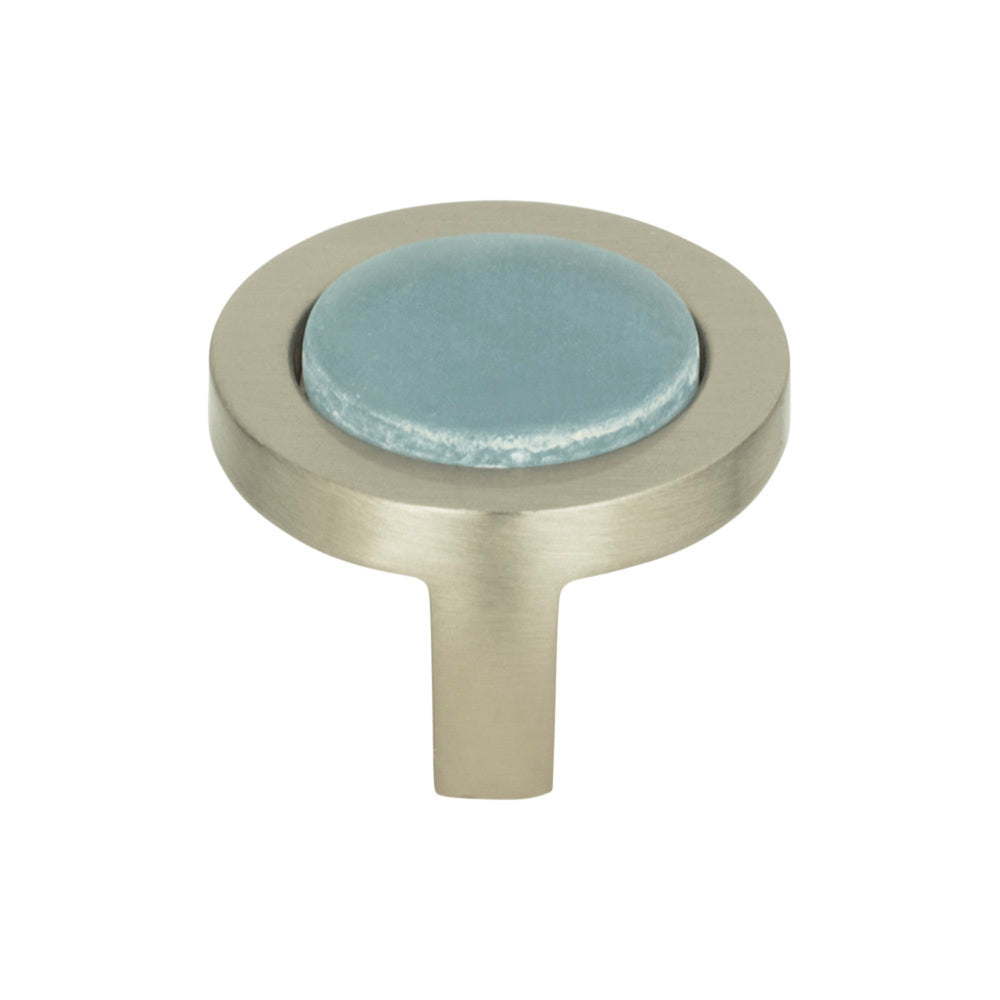 Spa Round Knob - Blue