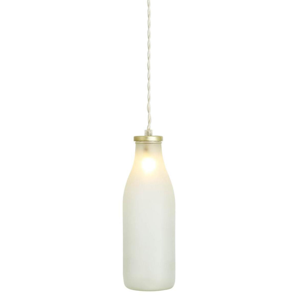 Milk Bottle Pendant Light