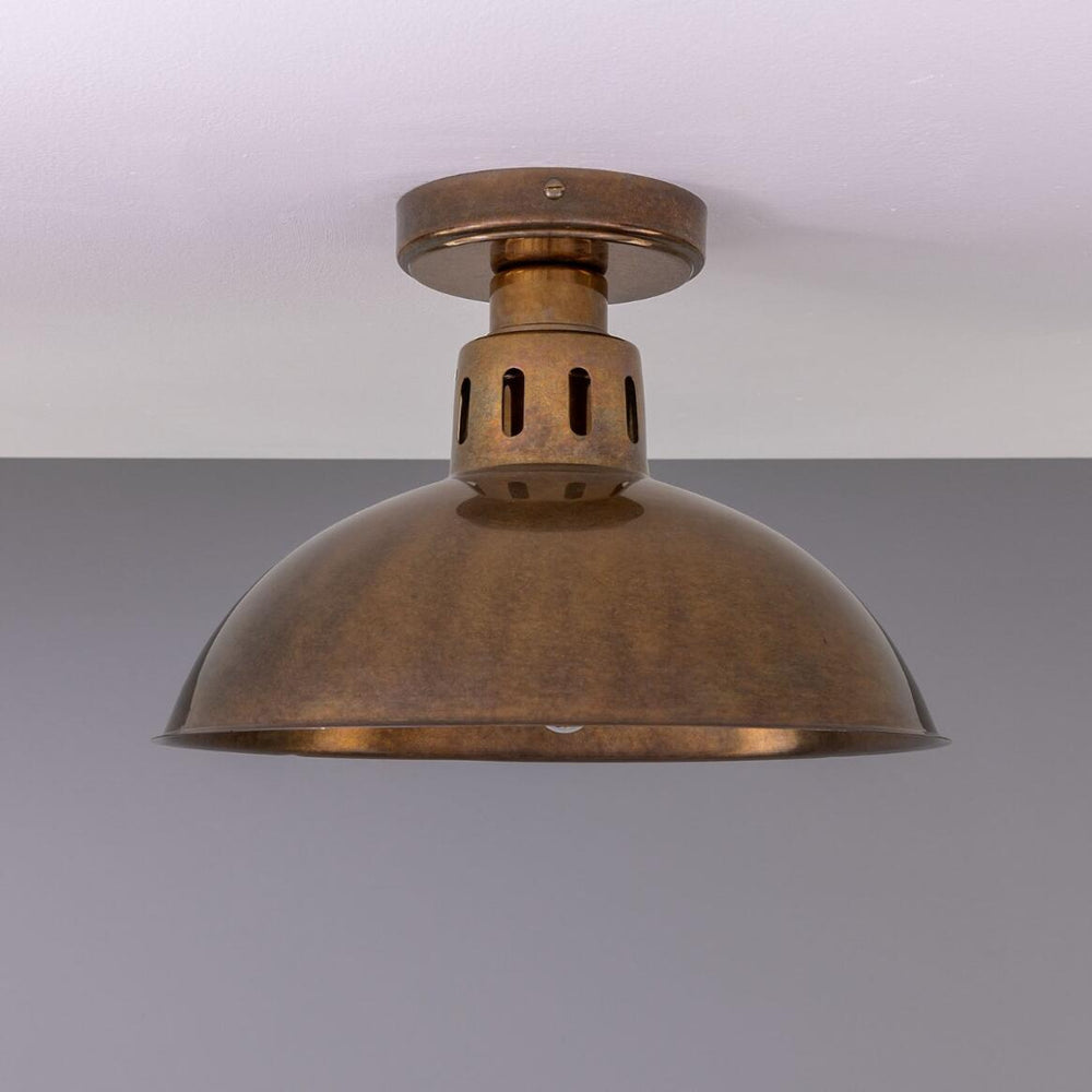 Paris Industrial Brass Ceiling Fitting