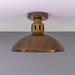 Paris Industrial Brass Ceiling Fitting