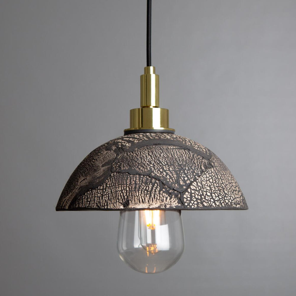 Kingii Pendant - Black Clay