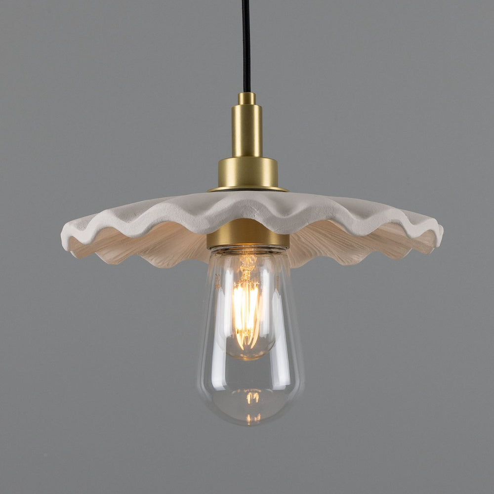 Kirhii Pendant - Matte White Striped