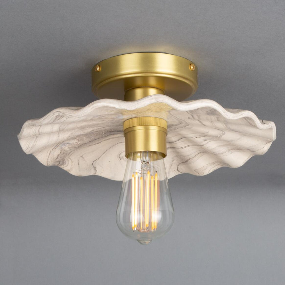Kapok Ceiling Light - Marbled