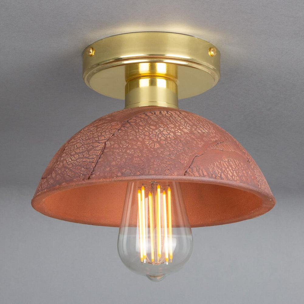 Kauri Ceiling Light - Red Iron