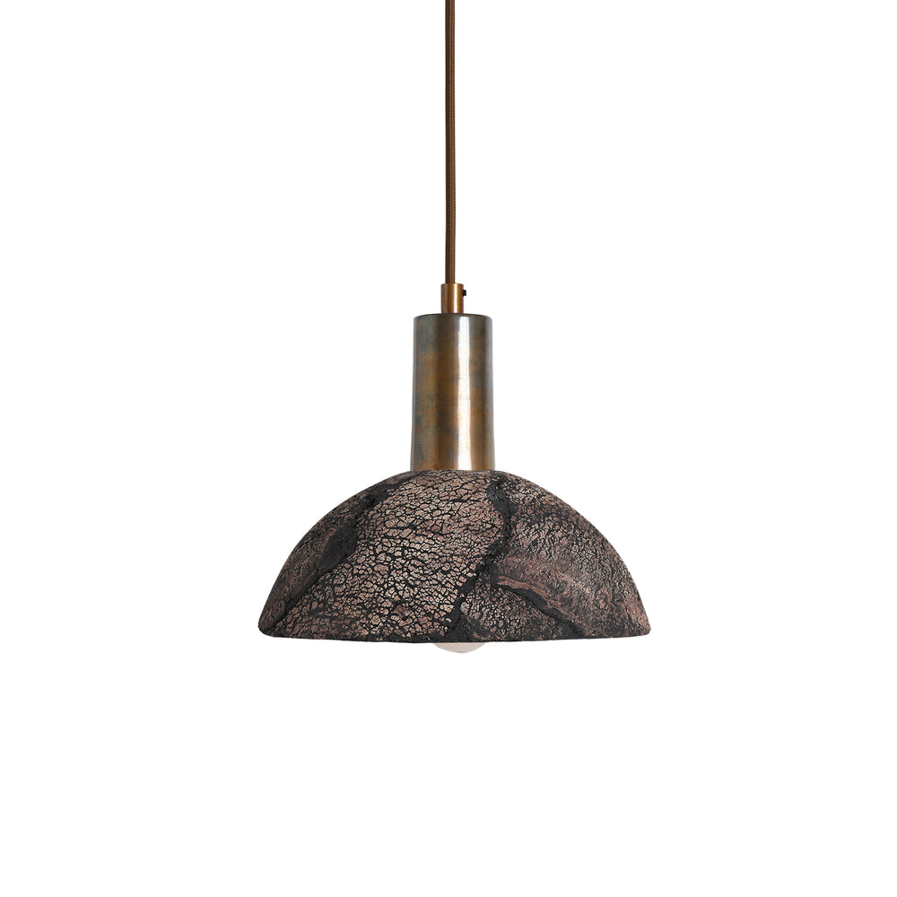 Kauri Pendant- Black Clay
