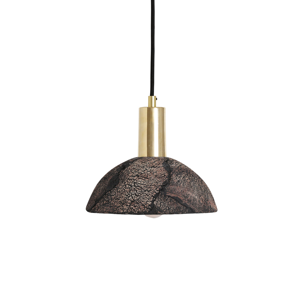 Kauri Pendant- Black Clay