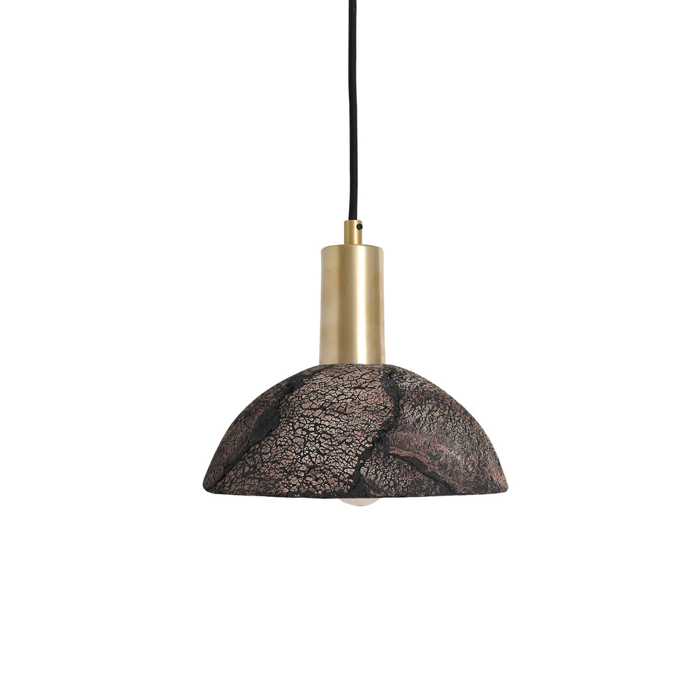 Kauri Pendant- Black Clay