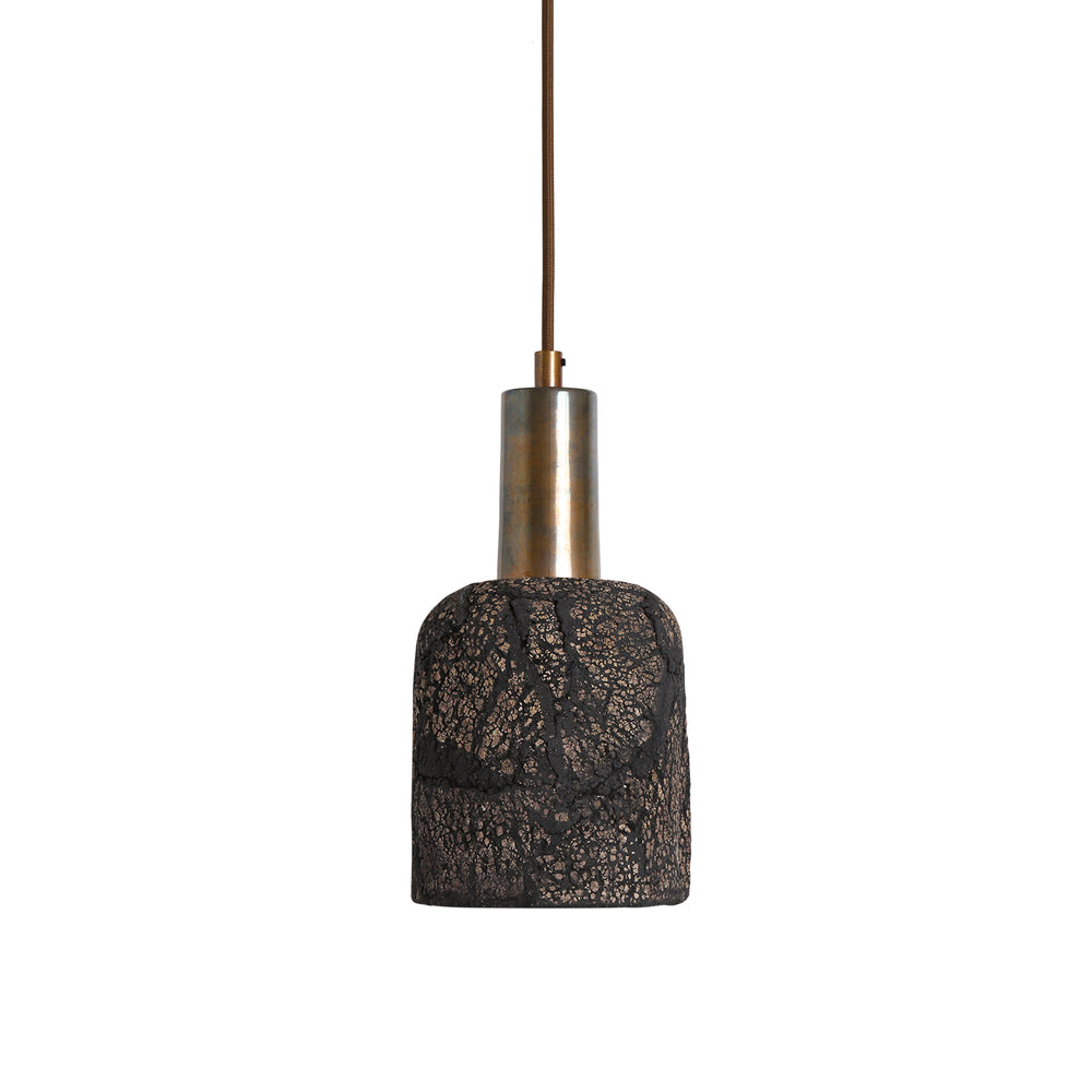 Osier Pendant- Black Clay
