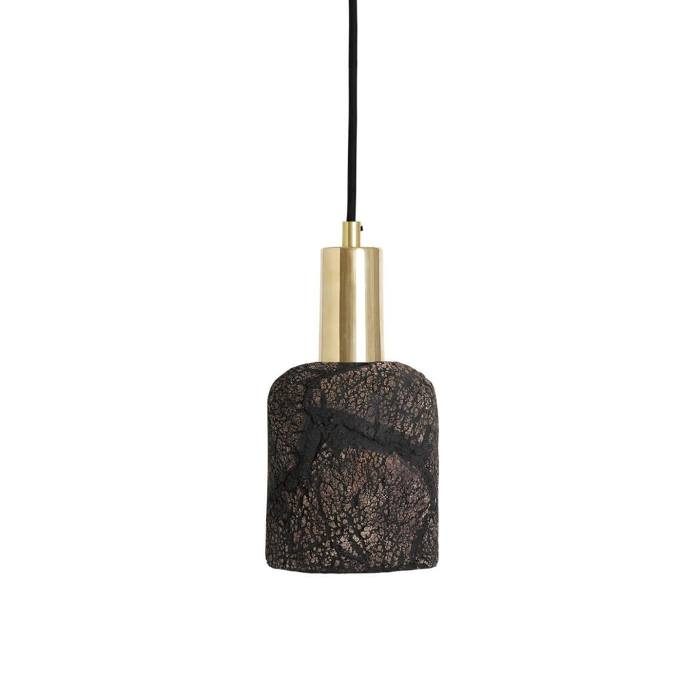Osier Pendant- Black Clay