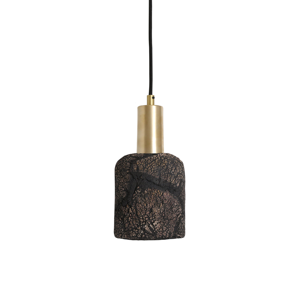 Osier Pendant- Black Clay