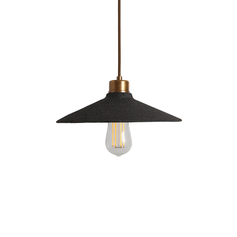 Pyrus Pendant - Black Clay
