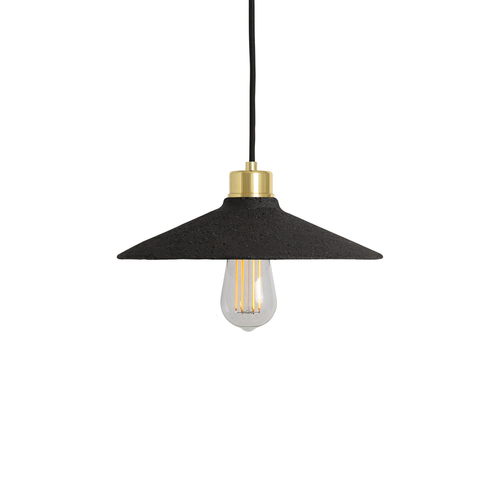 Pyrus Pendant - Black Clay