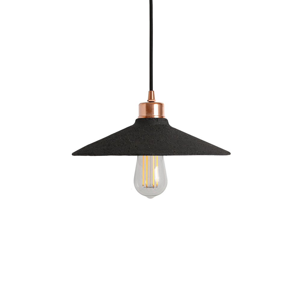 Pyrus Pendant - Black Clay