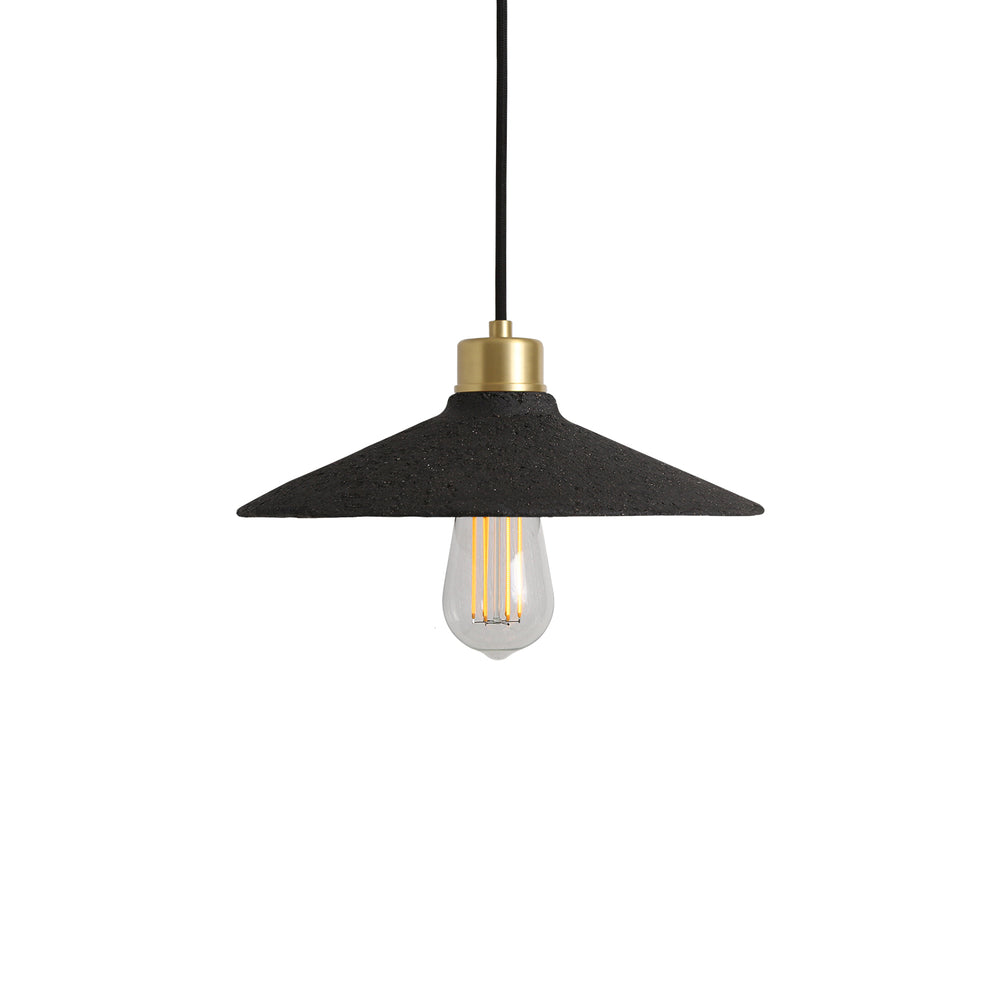Pyrus Pendant - Black Clay