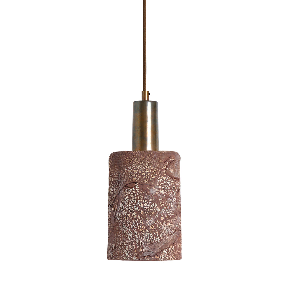 Senna Pendant - Red Iron