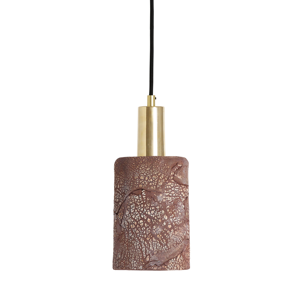 Senna Pendant - Red Iron