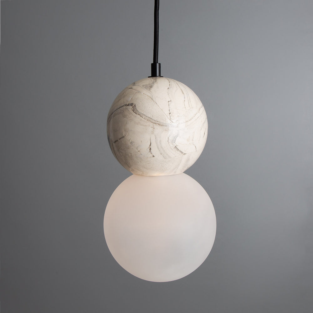 Rosa Pendant - Marbled