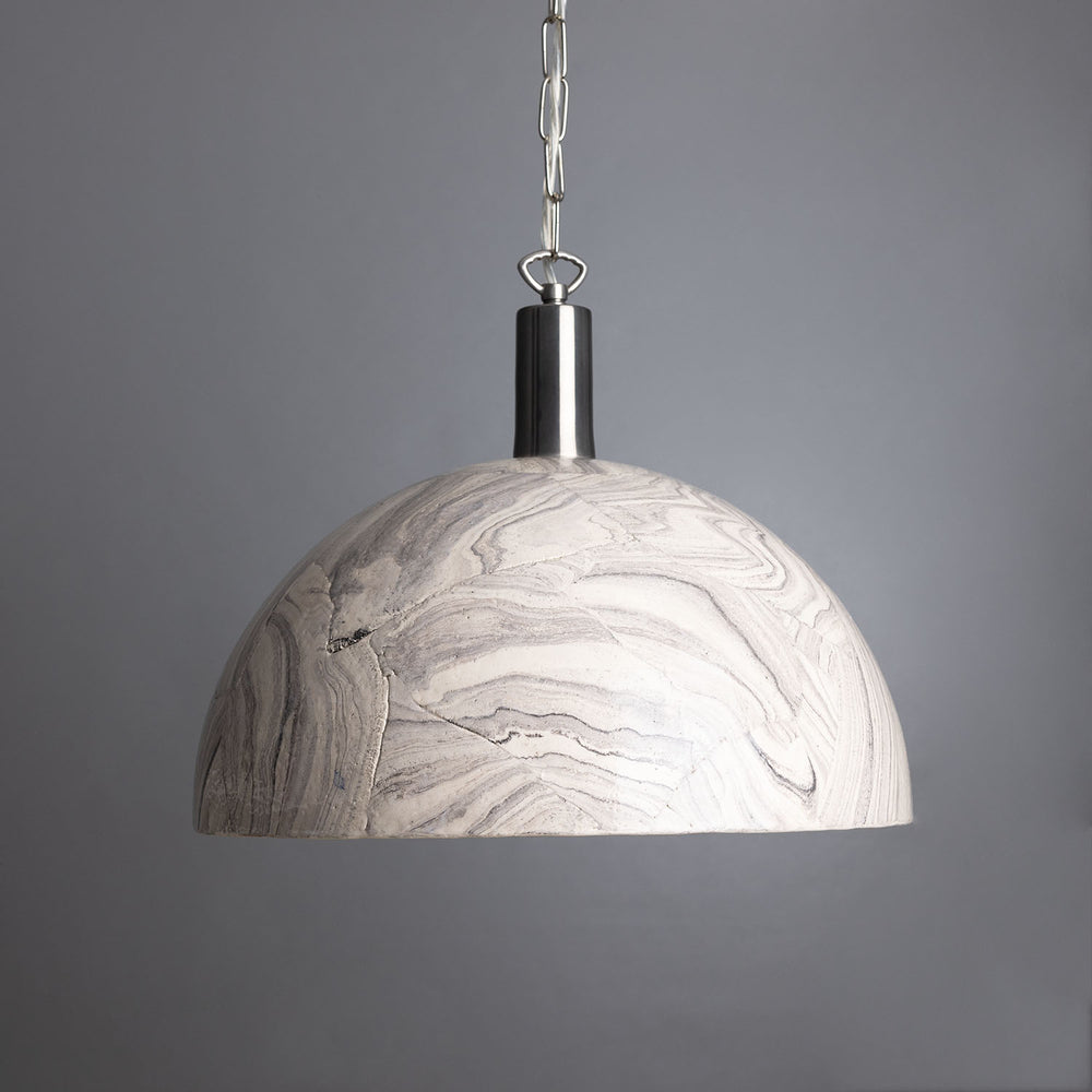 Pendentif kauri 37 cm - marbré