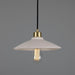 Pyrus Pendant - Matte White Striped