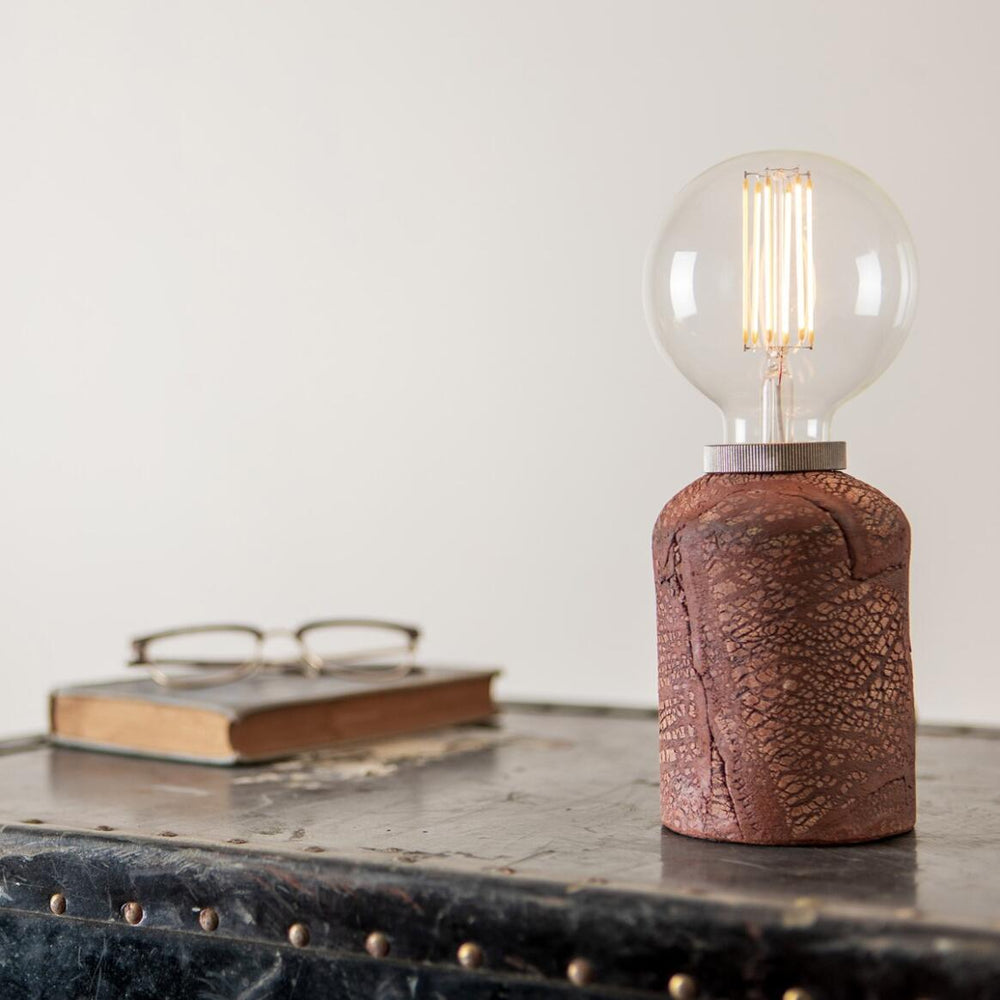 Bixa Table Lamp - Red Iron