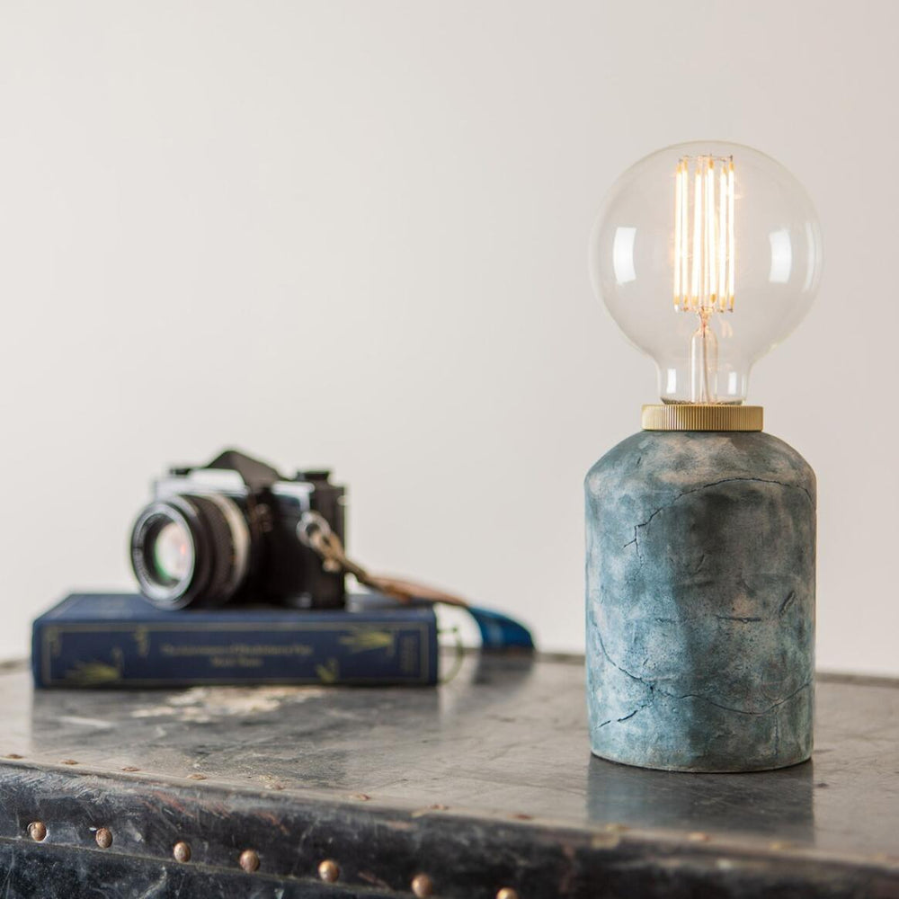 Bixa Table Lamp - Blue Earth