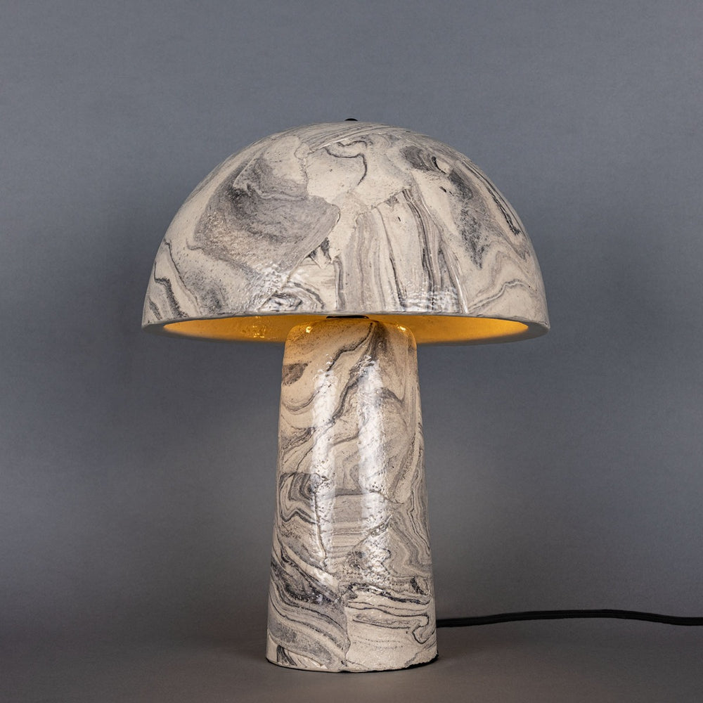 Amanita en céramique petite lampe de table
