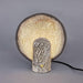 Cagliari Ceramic Scoop Table Lamp Black Clay