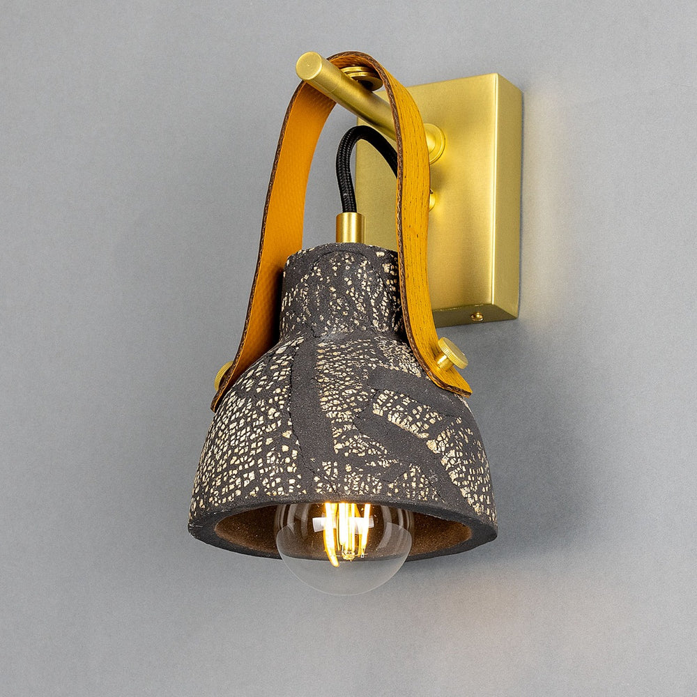 Nagi Wall Light - Black Clay