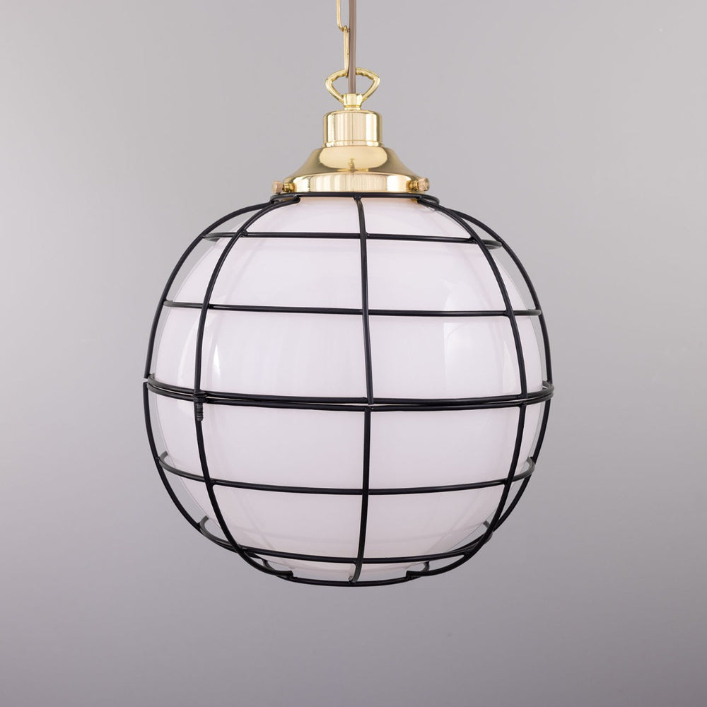 Pendentif en cage Hudson 30cm