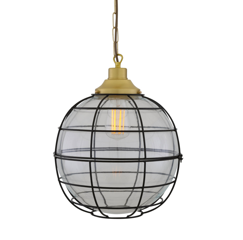 Pendentif en cage Hudson 30cm